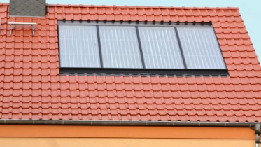 Solaranlage auf Einfamilienhaus