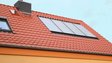 Solaranlage auf Einfamilienhaus